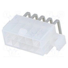 10 pcs : 39291108 - Socket, wire-board, male, Mini-Fit Jr, 4.2mm, PIN: 10, THT, holders