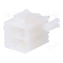 10 pcs : 39299044 - Socket, wire-board, male, Mini-Fit Jr, 4.2mm, PIN: 4, THT, PCB snap