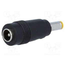 10 pcs : - Adapter, Plug: straight, Input: 5,5/2,1, Out: 4,8/1,7, 6A