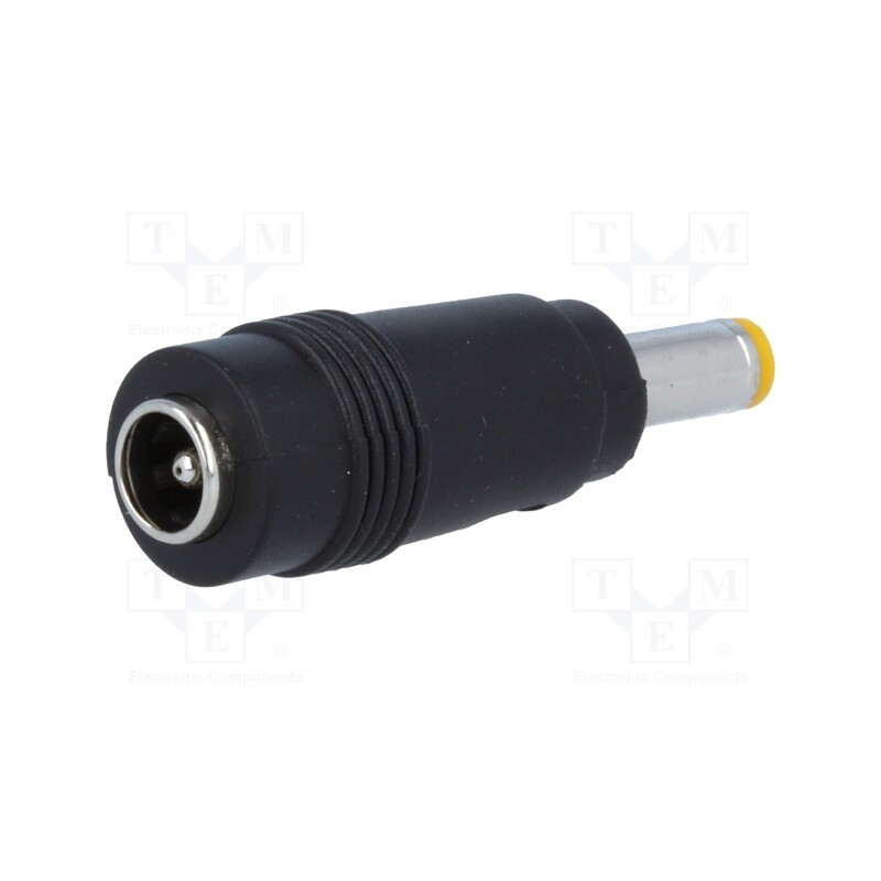 10 pcs : - Adapter, Plug: straight, Input: 5,5/2,1, Out: 4,8/1,7, 6A