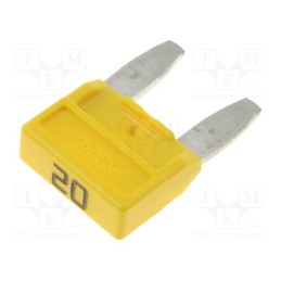50 pcs : MINIVAL 20A - Fuse: fuse, 20A, 32VDC, automotive, 11.9mm, MINIVAL