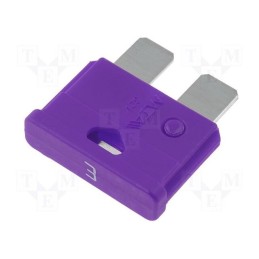 50 pcs : UNIVAL 3A - Fuse: fuse, 3A, 32VDC, automotive, 19mm, UNIVAL