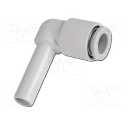 10 pcs : KQ2L06-99A - Push-in fitting, angled 90°, -1÷10bar, polypropylene, 33.9mm