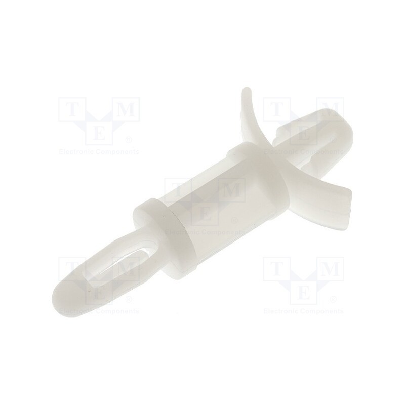 50 pcs : LCBS-8-8-01 - Assembly stud, polyamide, L: 12.7mm, latch/latch, Ø2: 4.75mm