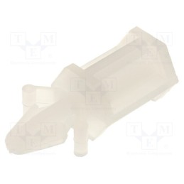 50 pcs : CS-13 - PCB distance, L: 12.7mm, Plate mount.hole dia: 4mm, natural