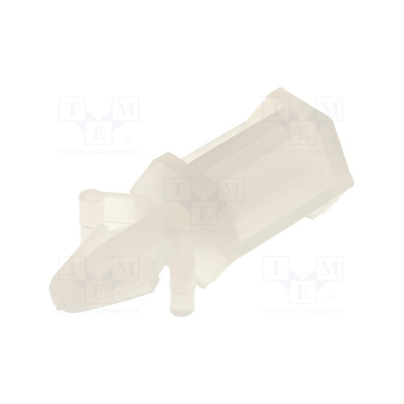 50 pcs : CS-13 - PCB distance, L: 12.7mm, Plate mount.hole dia: 4mm, natural