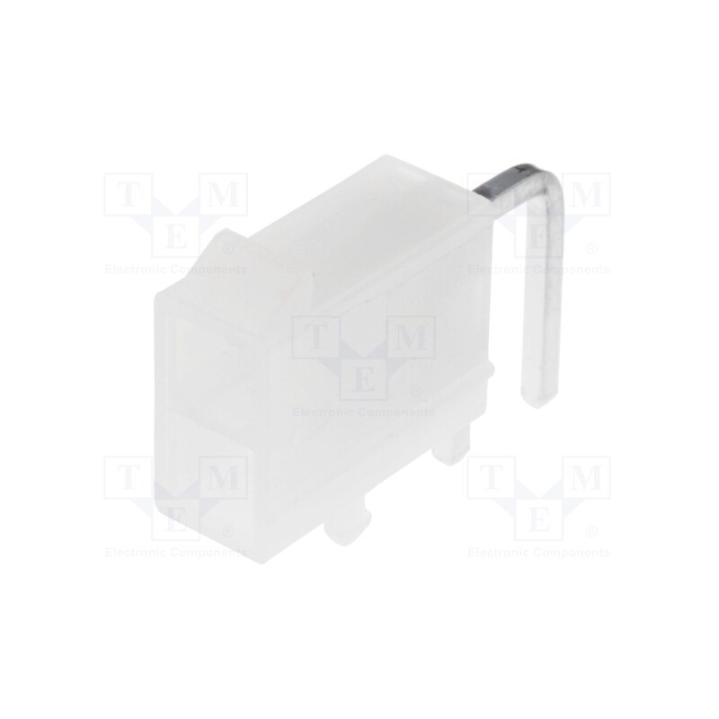 10 pcs : 39301020 - Socket, wire-board, male, Mini-Fit Jr, 4.2mm, PIN: 2, THT, PCB snap