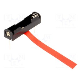 10 pcs : 2466RB - Holder, AAA,R3, Batt.no: 1, PCB, Features: ejection strip