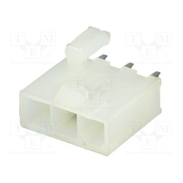 10 pcs : 39301039 - Socket, wire-board, male, Mini-Fit Jr, 4.2mm, PIN: 3, THT, PCB snap