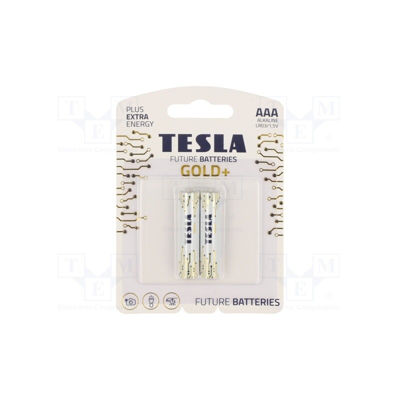 10 set : 8594183391120 - Battery: alkaline, 1.5V, AAA, non-rechargeable, Ø10.5x44.5mm