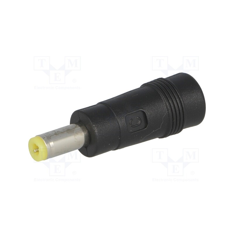 10 pcs : - Adapter, Plug: straight, Input: 5,5/2,1, Out: 5,5/2,5, 7A