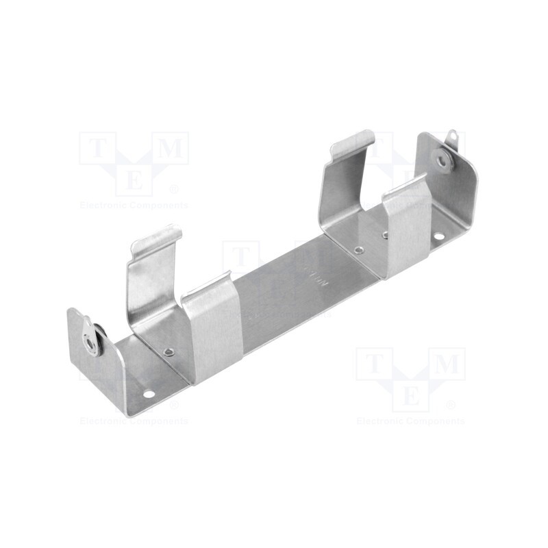 10 pcs : 186 -AS - Holder, D,R20, Batt.no: 2, screw, aluminium