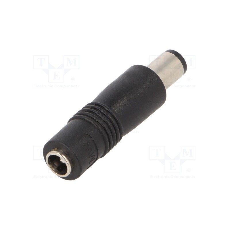 10 pcs : DC PLUG-P1J-P4C - Adapter, Plug: straight, Input: 5,5/2,1, Out: 7,4/5,1 CENTERPIN