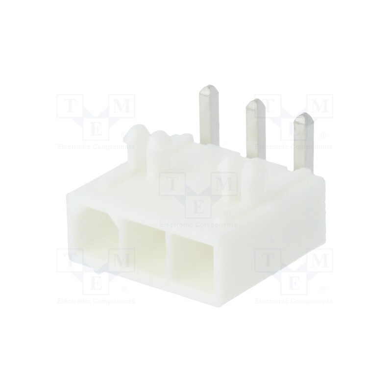 10 pcs : 39303036 - Socket, wire-board, male, Mini-Fit Jr, 4.2mm, PIN: 3, THT, PCB snap