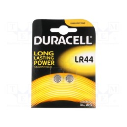10 set : 5000394504424 - Battery: alkaline, 1.5V, LR44,coin,R1154, 150mAh, Ø11.6x5mm, 2pcs.