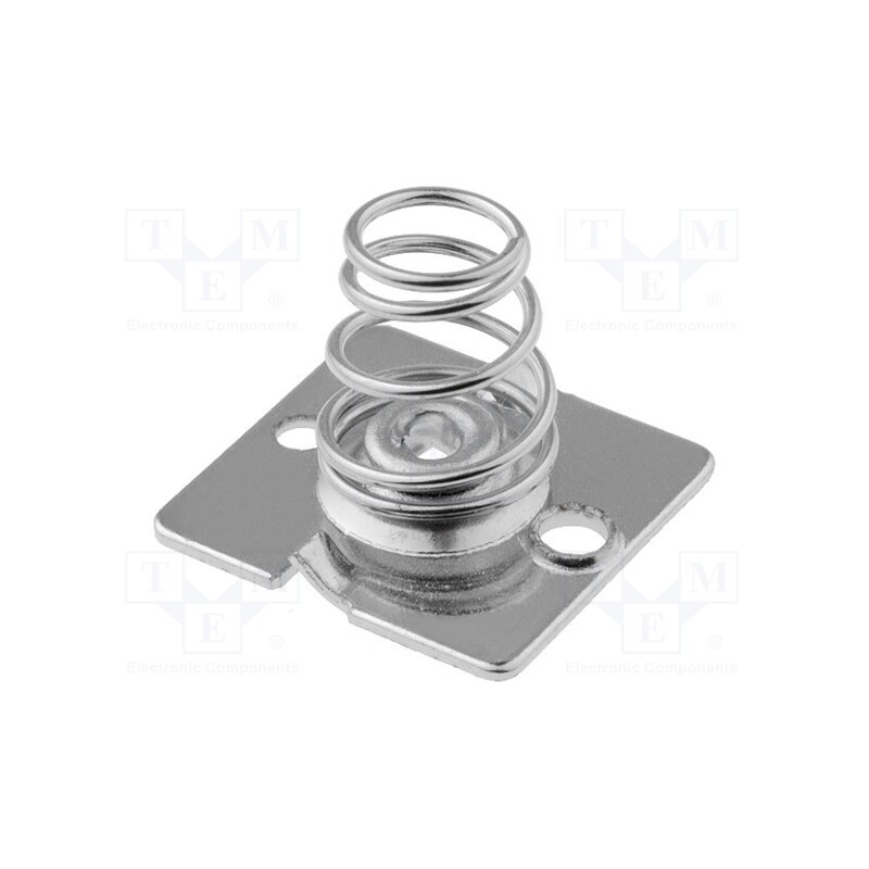 50 pcs : 5202 - Spring contact, AA,AAA,R3,R6, Batt.no: 1, push-in