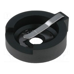 10 pcs : 1026 - Socket, Batt.no: 2, horizontal,THT, H: 8.9mm, Ø: 20mm