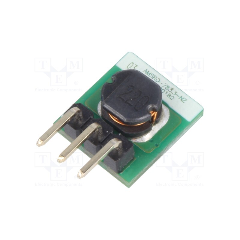 10 pcs : AMSRO-783.3-NZ - Converter: DC/DC, 1.65W, Uin: 4.75÷36V, Uout: 3.3VDC, Iout: 500mA