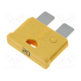 50 pcs : UNIVAL 20A - Fuse: fuse, 20A, 32VDC, automotive, 19mm, UNIVAL