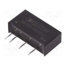 10 pcs : AM1DS-0505SJZ - Converter: DC/DC, 1W, Uin: 4.5÷5.5V, Uout: 5VDC, Iout: 200mA, SIP7