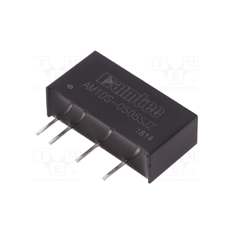 10 pcs : AM1DS-0505SJZ - Converter: DC/DC, 1W, Uin: 4.5÷5.5V, Uout: 5VDC, Iout: 200mA, SIP7