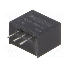 10 pcs : AMSRI-7805-NZ - Converter: DC/DC, 1.5W, Uin: 6.5÷36V, Uout: 5VDC, Iout: 500mA, SIP3