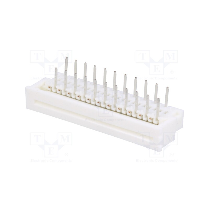 10 pcs : 39532224 - Connector: FFC/FPC, angled 90°, PIN: 22, top contacts,ZIF, THT