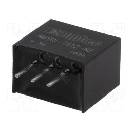10 pcs : AMSRI-7812-NZ - Converter: DC/DC, 1.8W, Uin: 8÷24V, Uout: -12VDC, Iout: 150mA, SIP3