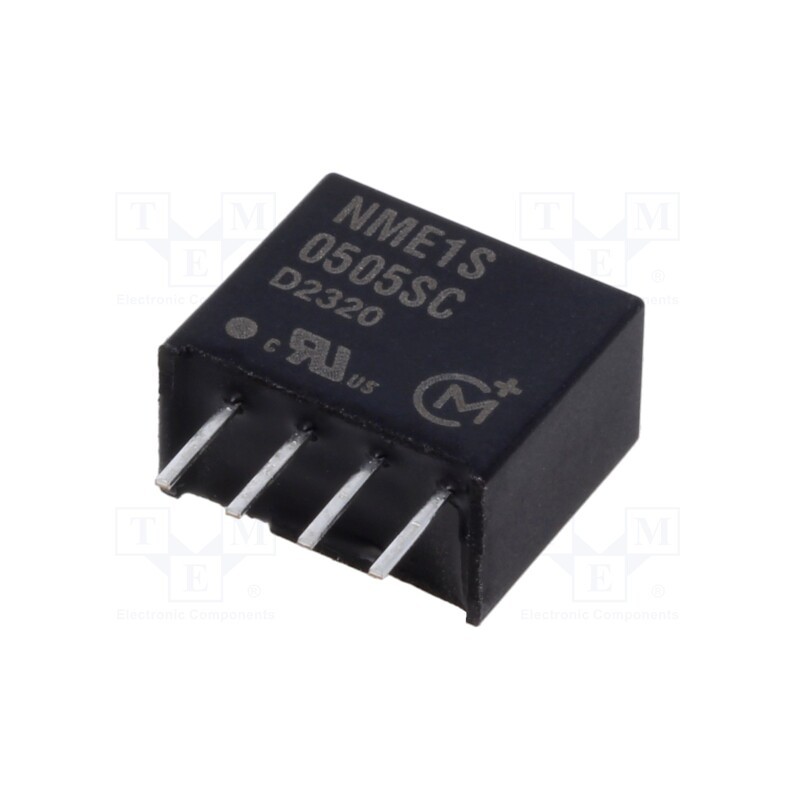 10 pcs : NME1S0505SC - Converter: DC/DC, 1W, Uin: 4.5÷5.5V, Uout: 5VDC, Iout: 200mA, SIP