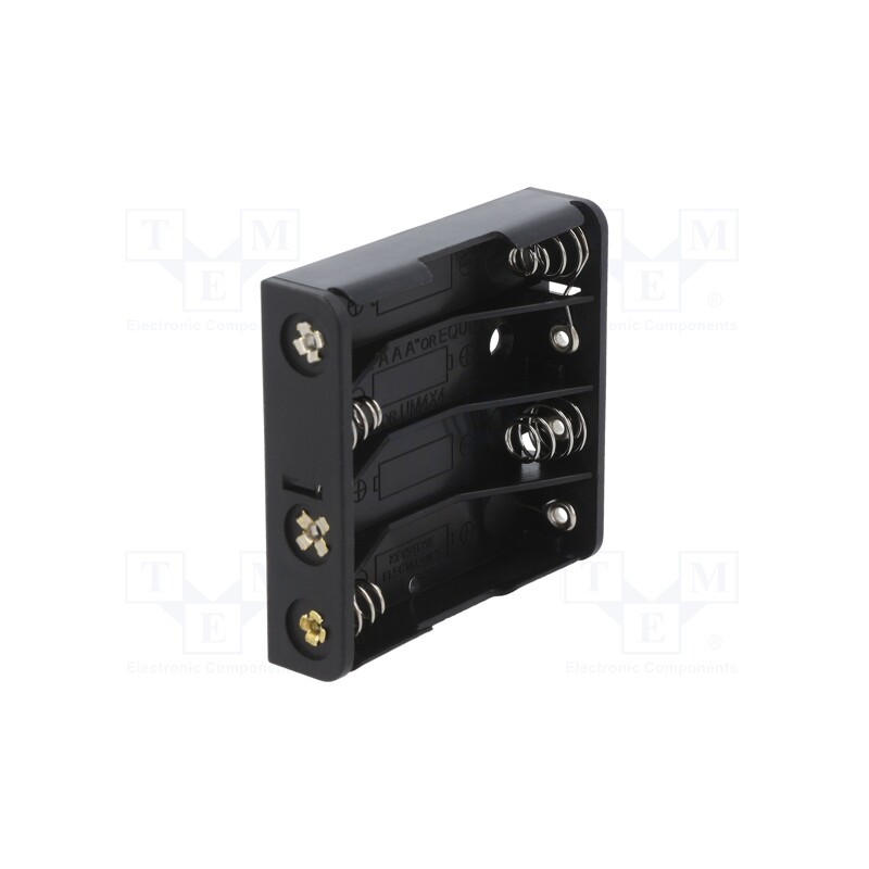 10 pcs : 2481 - Holder, AAA,R03, Batt.no: 4, for PCB