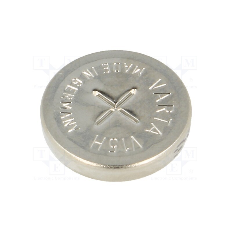 10 pcs : 55602101501 - Re-battery: Ni-MH, coin,V15H, 1.2V, 15mAh, Ø11.5x3mm