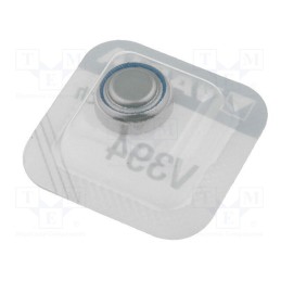10 pcs : 20394 - Battery: silver, 1.55V, coin,SR45, 56mAh, non-rechargeable, 1pcs.