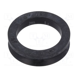 20 pcs : 09-016X3X5.5 VA-18 NBR - V-ring washer, NBR rubber, Shaft dia: 17.5÷19mm, L: 5.5mm, Ø: 16mm