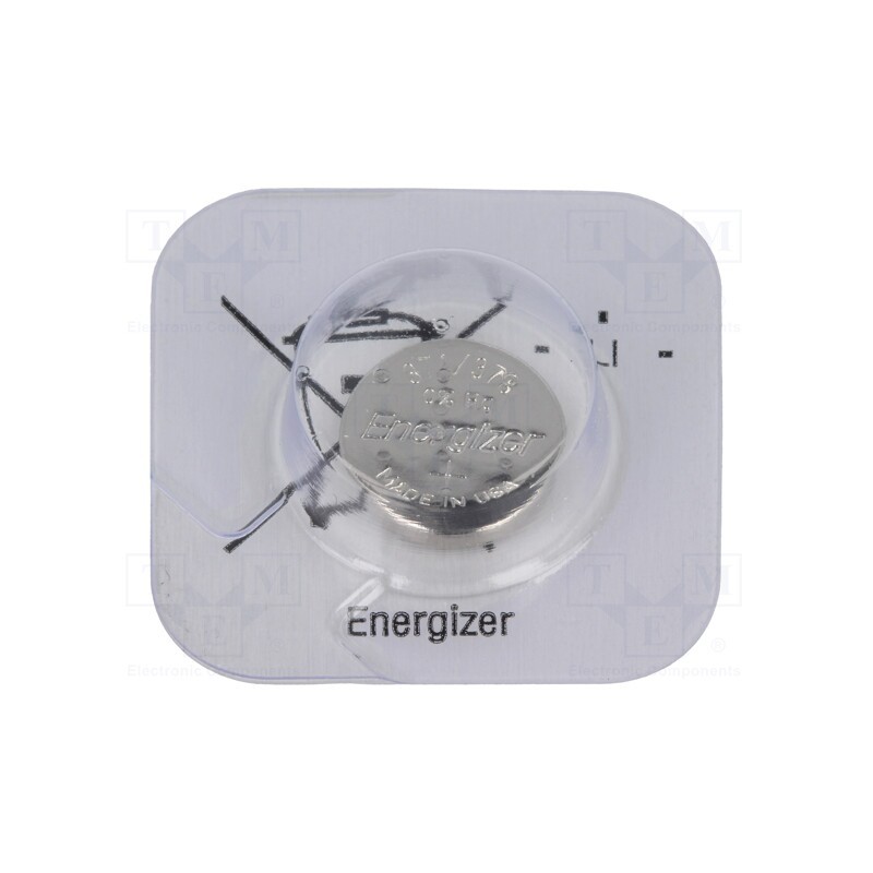 10 pcs : 635706 - Battery: silver, 1.55V, 370,371,coin, non-rechargeable