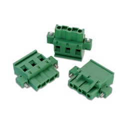 2 pcs - Wurth Elektronik 7.62mm Pitch 3 Way Horizontal Pluggable Terminal Block, Plug, Cable Mount, Solder Termination