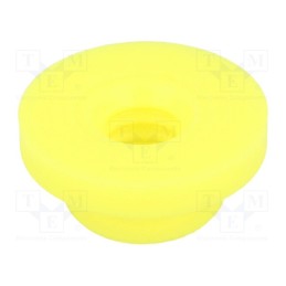 10 pcs : 300463 - Gasket, yellow, silicone