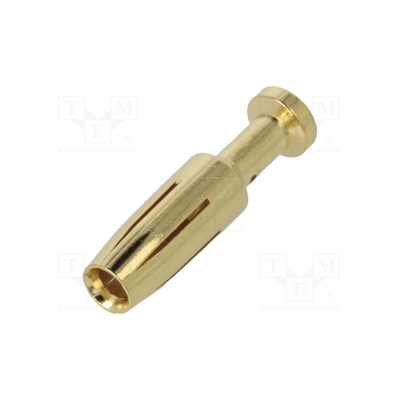 10 pcs : 40A-GF-2.5 - Contact, female, copper alloy, gold-plated, 2.5mm2, 14AWG, bulk