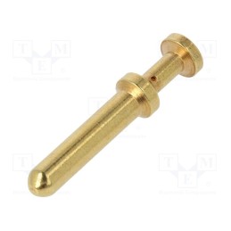 10 pcs : 40A-GM-1.5 - Contact, male, copper alloy, gold-plated, 1.5mm2, 16AWG, bulk, 40A