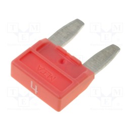 50 pcs : MINIVAL 4A - Fuse: fuse, 4A, 32VDC, automotive, 11.9mm, MINIVAL