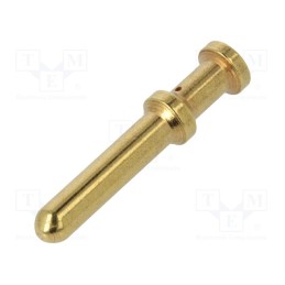 10 pcs : 40A-GM-4.0 - Contact, male, copper alloy, gold-plated, 4mm2, 12AWG, bulk, 40A