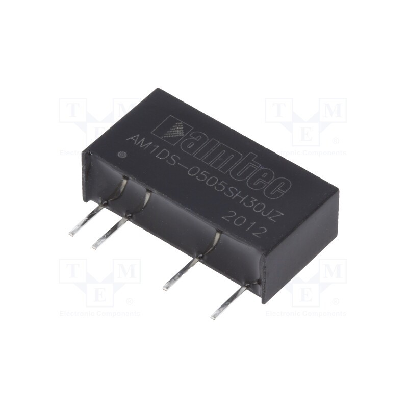 10 pcs : AM1DS-0505SH30JZ - Converter: DC/DC, 1W, Uin: 4.5÷5.5V, Uout: 5VDC, Iout: 200mA, SIP7