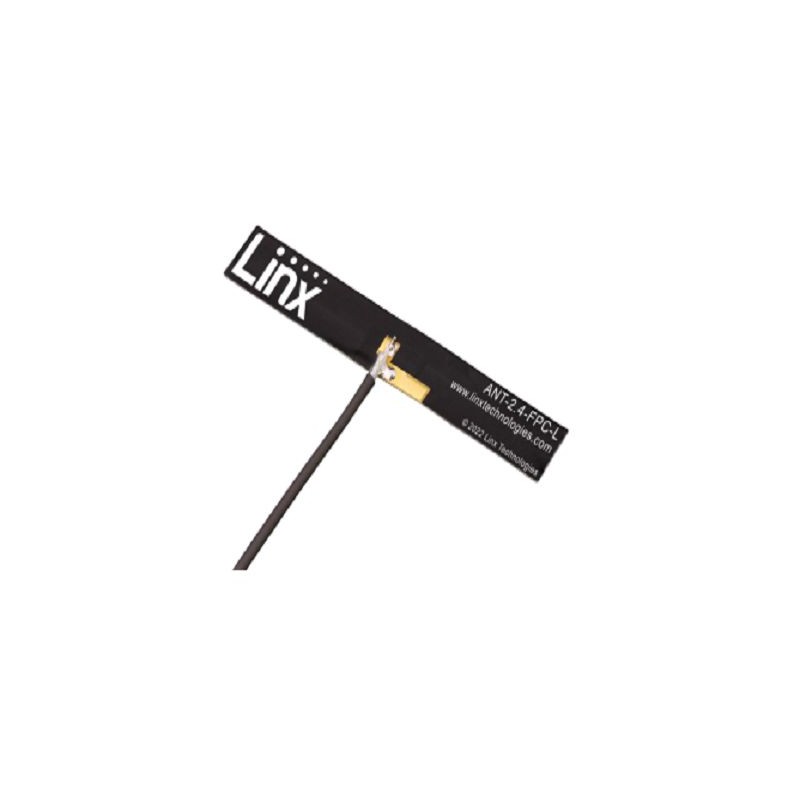 2 pcs - Linx ANT-2.4-FPC-LH100M4 PCB WiFi Antenna with U.FL Connector, ISM Band