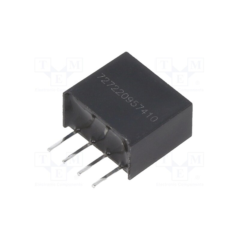 10 pcs : AM1SS-0524SJZ - Converter: DC/DC, 1W, Uin: 4.5÷5.5V, Uout: 24VDC, Iout: 42mA, SIP4