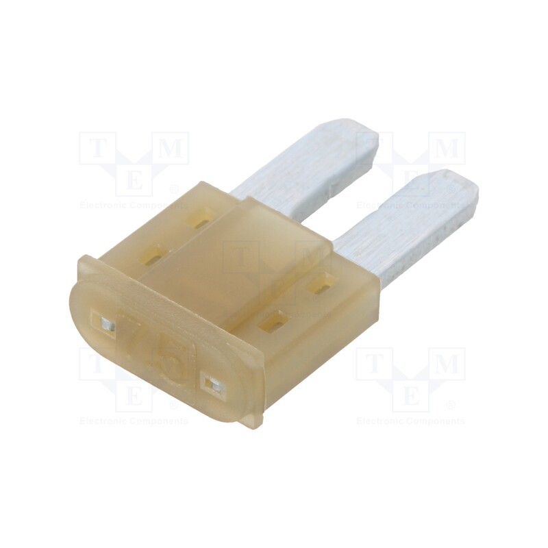 10 pcs : 341926 - Fuse: fuse, 7.5A, 32VDC, automotive, 11mm, tin alloy