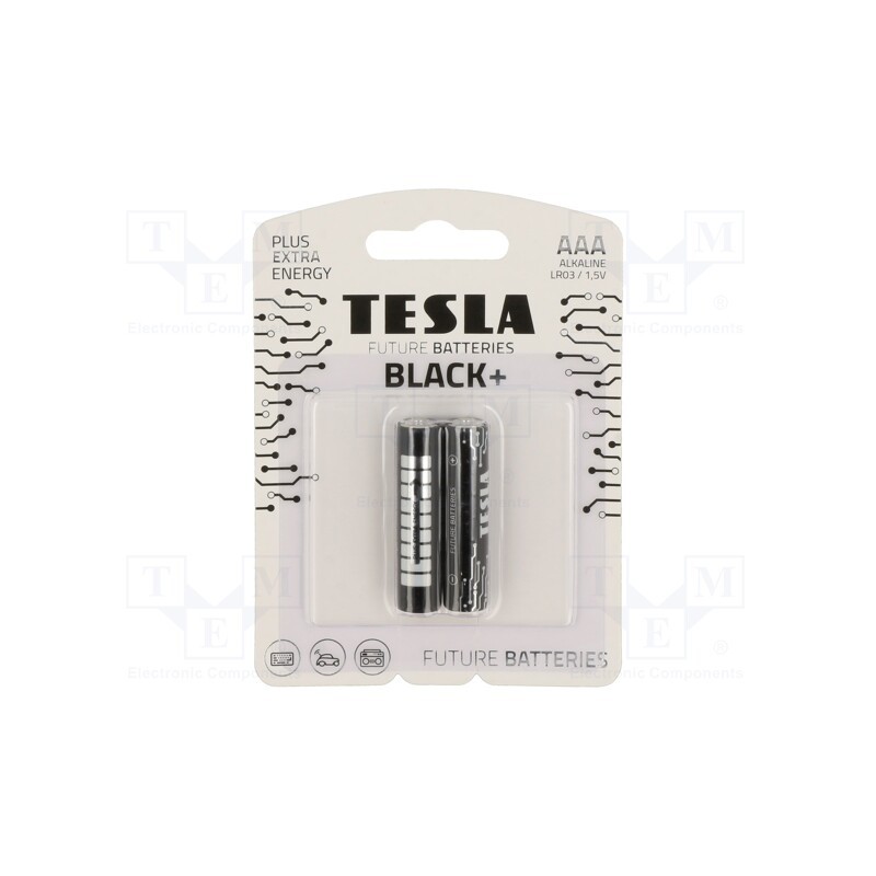 10 set : 8594183396668 - Battery: alkaline, 1.5V, AAA, non-rechargeable, Ø10.5x44.5mm