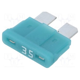 10 pcs : 340234 - Fuse: fuse, 35A, 32VDC, automotive, 19.3mm, tin alloy