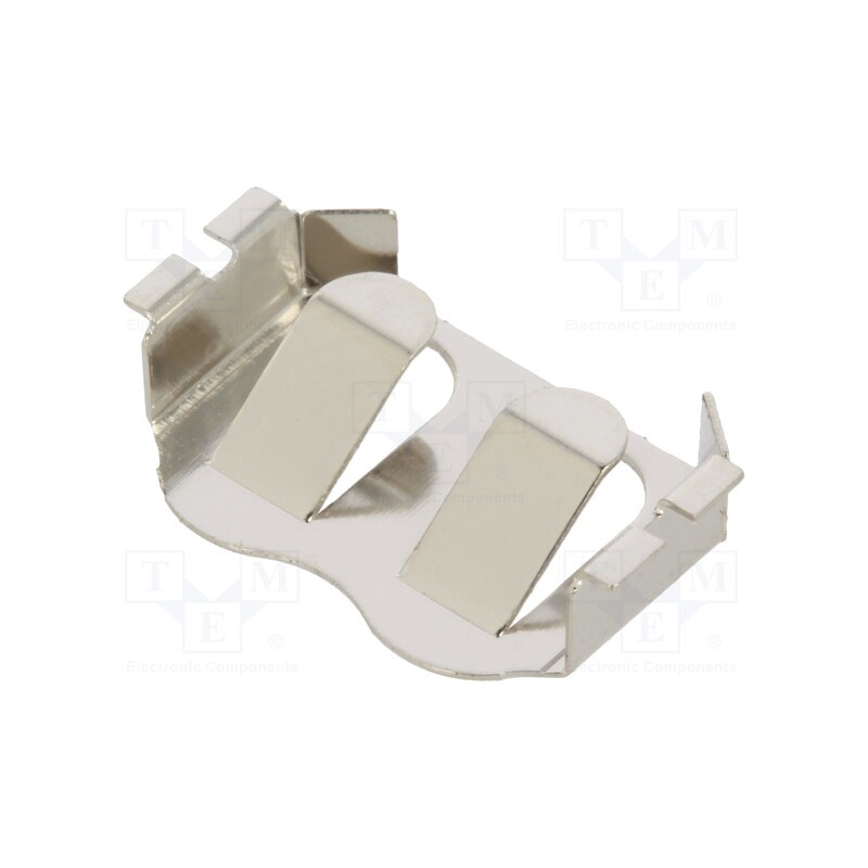 50 pcs : BAT-HLD-012-SMT - Clip, BR1216,BR1225,CR1216,CR1225, SMT, 3.6mm, bulk