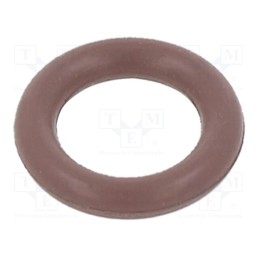 50 pcs : 01-0005.00X1.5 ORING 75FPM BROWN - O-ring gasket, FPM, Thk: 1.5mm, Øint: 5mm, brown, -20÷200°C