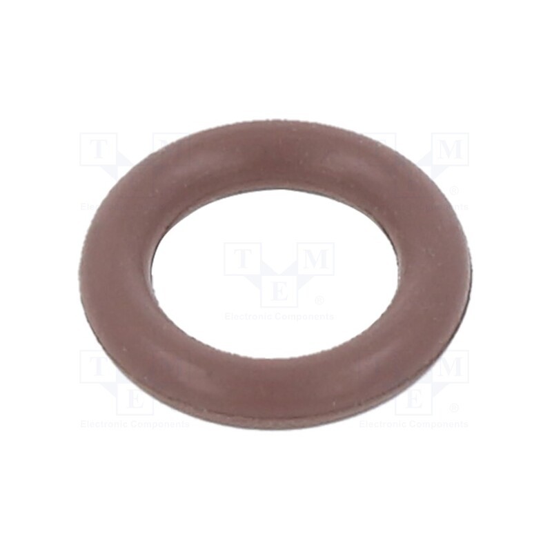 50 pcs : 01-0005.00X1.5 ORING 75FPM BROWN - O-ring gasket, FPM, Thk: 1.5mm, Øint: 5mm, brown, -20÷200°C