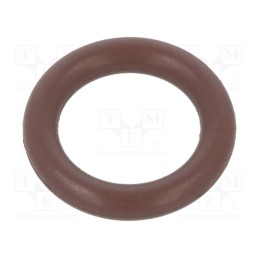 50 pcs : 01-0006.00X1.5 ORING 80FPM BROWN - O-ring gasket, FPM, Thk: 1.5mm, Øint: 6mm, brown, -20÷200°C